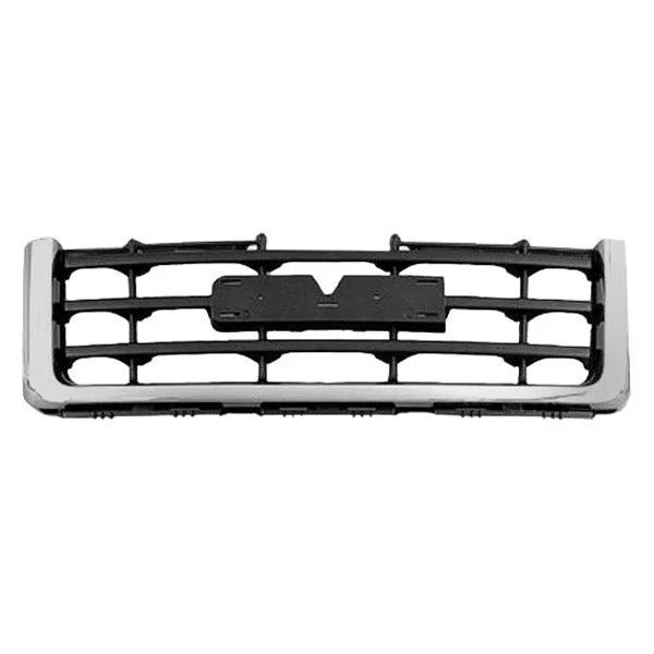 GRILLE MAT BLK W/ CHR FRAME W/O DENALI SIERRA 1500 0713