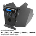Rugged Radios Can-Am X3 Mount Kit w/Multi Mount Side Panels - M1/G1/RM45/RM60/GMR45 w/Switch Holes
