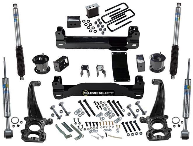 Superlift 04-08 Ford F-150 4WD 4.5in Lift Kit Component Box - Rear Blocks