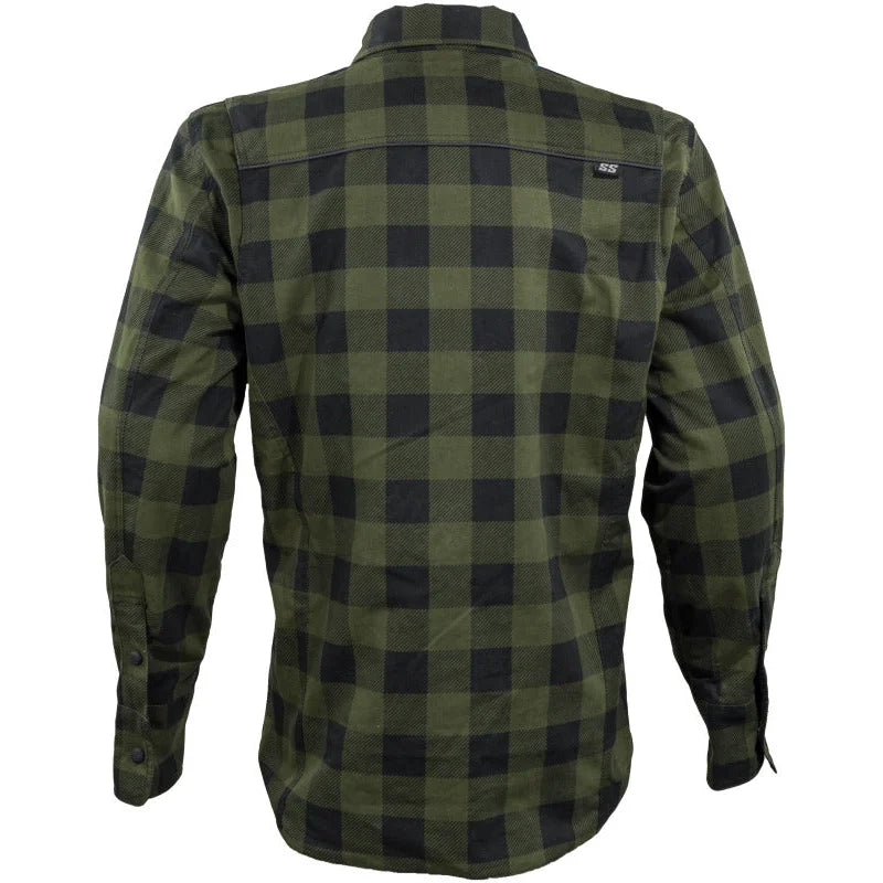 Speed and Strength True Grit Armored Motoshirt Olive/Black - Medium