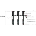 SET OF (3) 5/8IN BULLETPROOF LOCKING PIN BLACK OPS EDITION
