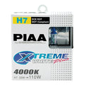 ~(0.3 lbs. 5X4X2)~ PIAA H7 Xtreme White Plus Bulb 55w 4000K Twin Pack