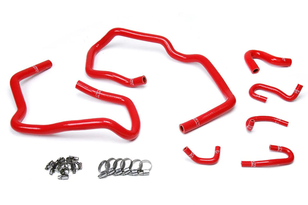 HPS Performance Reinforced Red Silicone Heater Hose Kit Coolant for Toyota 10-14 FJ Cruiser 4.0L V6