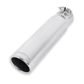 Exhaust Tip Exhaust Tip 3.5 Inch Black Angle Cut Fits 2.5 Inch Tubing- Clamp On Flowmaster