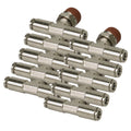 3/8 NPT(M) 1/4 TO 1/4 SWIVEL TFITTING (10 PCS) DOT APPROVED
