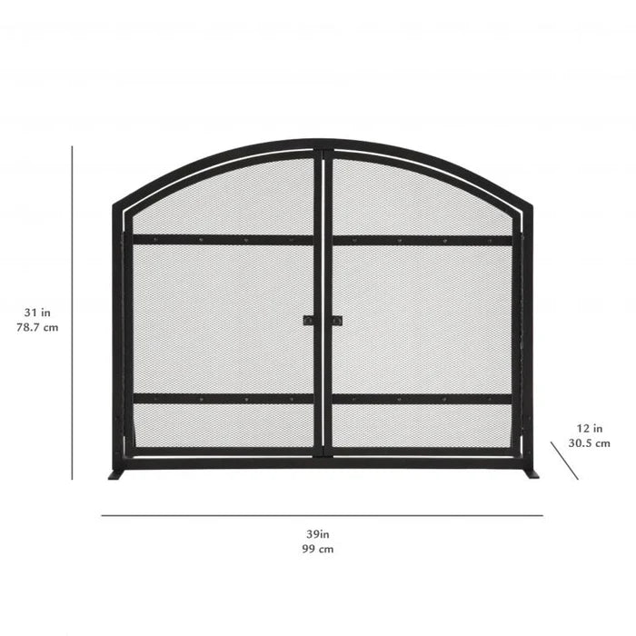 HARPER FIREPLACE SCREEN WITH DOORS