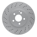 R1 Concepts GEOSPEC Coated Rotor - Drilled Fits Mercedes-Benz CL550