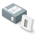 SINGLE ZONE LCD THERMOSTAT W/CONTROL KIT C/F/HP WHITE