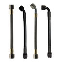 Fragola -6AN Hose Assembly Straight x 90 Degree Alum Nut 72in