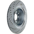 StopTech Select Sport 14-16 Infiniti Q60 Drilled and Slotted Rear Left Brake Rotor