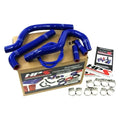 HPS Performance Blue Reinforced Silicone Radiator Hose Kit Coolant for Kawasaki 94-02 KX250