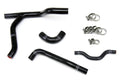 HPS Performance Black Reinforced Silicone Radiator Hose Kit Coolant for Kawasaki 06-08 KX250F