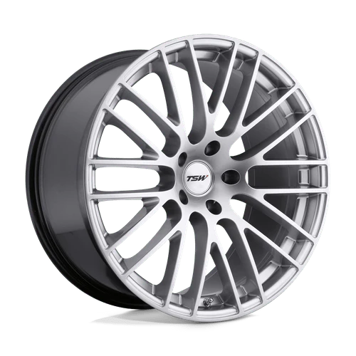 TSW Alloy Wheels silver auto part