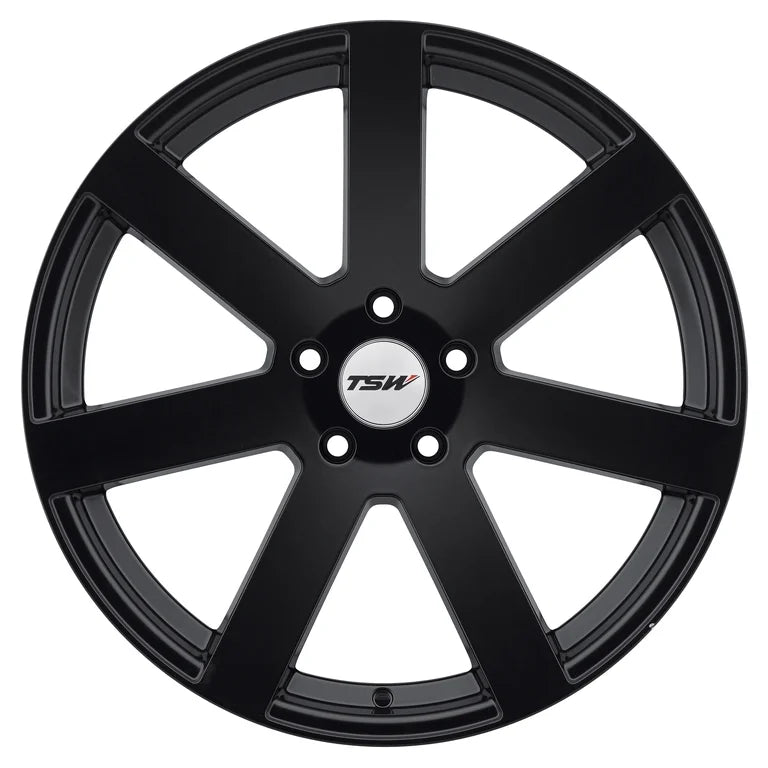 TSW Alloy Wheels black auto part