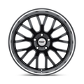 ~(32 lbs. 20X20X11)~ TSW TREMBLANT 18x9.5 5/120 ET20 CB76.1 GLOSS BLACK W/MIRROR CUT LIP
