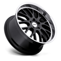 ~(32 lbs. 20X20X11)~ TSW TREMBLANT 18x9.5 5/120 ET20 CB76.1 GLOSS BLACK W/MIRROR CUT LIP
