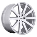 ~(29 lbs. 20X20X11)~ TSW BROOKLANDS 18x9.5 5/120 ET45 CB76.1 SILVER W/MIRROR CUT FACE