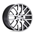 ~(35 lbs. 20X20X11)~ TSW DONINGTON 18x9.5 5/120 ET20 CB76.1 GUNMETAL MIRROR CUT FACE/GUNMETAL LIP