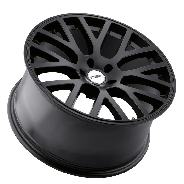 TSW Alloy Wheels black auto part