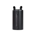 Mishimoto Large Aluminum Oil Catch Can - Wrinkle Black