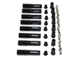Ceramic Spark Plug Boot Kit Straight 8pk Black