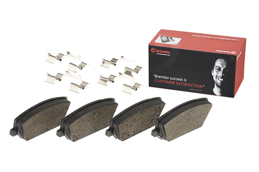 Brembo 19-20 Hyundai Santa Fe/19-20 Veloster N Front Premium Low-Met OE Equivalent Pad