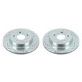 Power Stop 18-19 Nissan Leaf Rear Evolution Drilled & Slotted Rotors - Pair