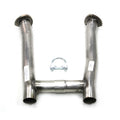 JBA 2.5in 304 Series Stainless Steel 2 Bolt Starter Tubes