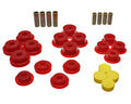 Energy Suspension 97-06 Jeep Wrangler TJ/YJ Red Front Control Arm Bushings (Must reuse OEM Outer She