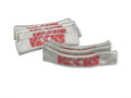 Kooks Universal Spark Plug Sleeve Set - Natural w/Red Logo (Set of 8)