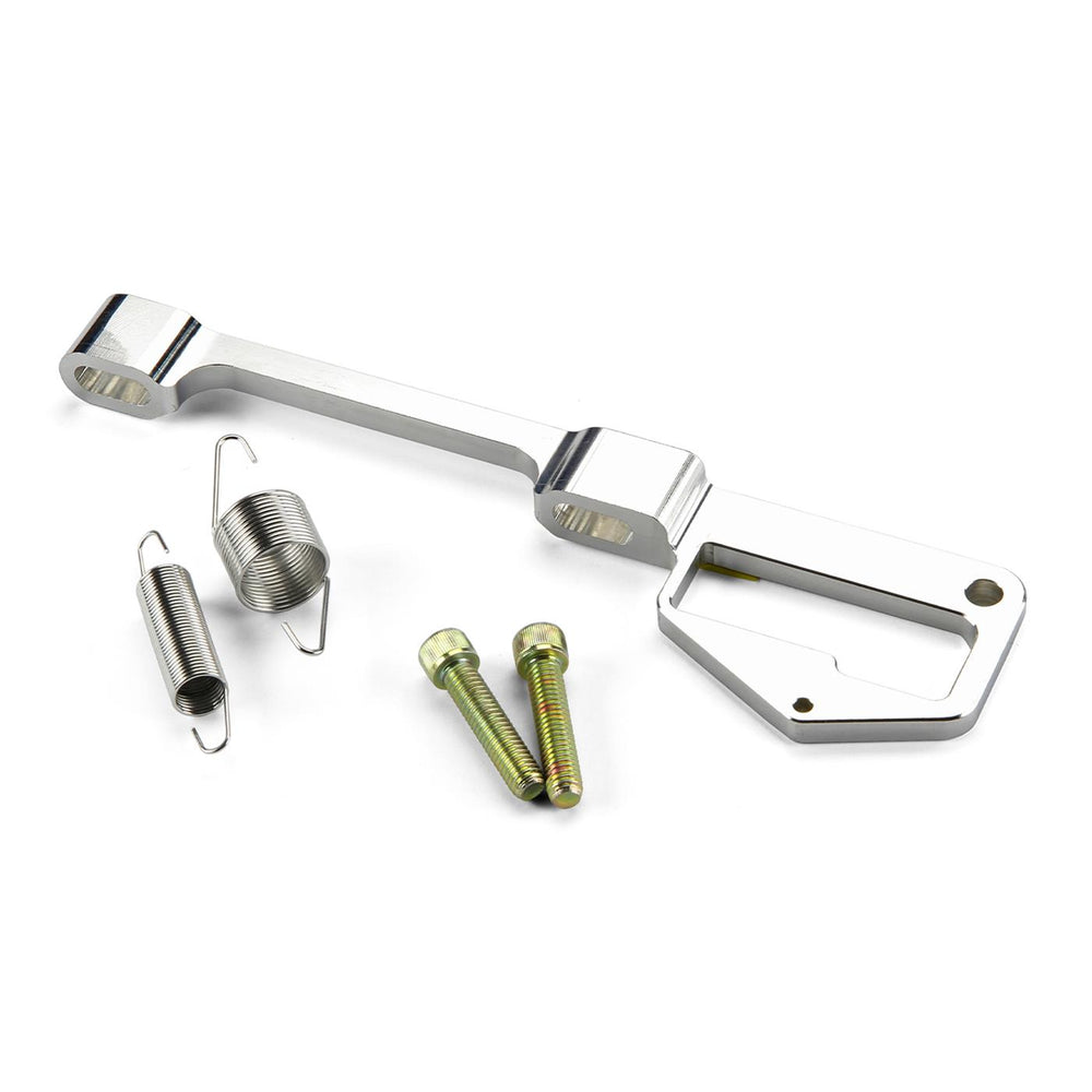 THROTTLE CABLE BRACKET; BILLET ALUMINUM FOR STREET DEMON; WITH TPS SENSOR