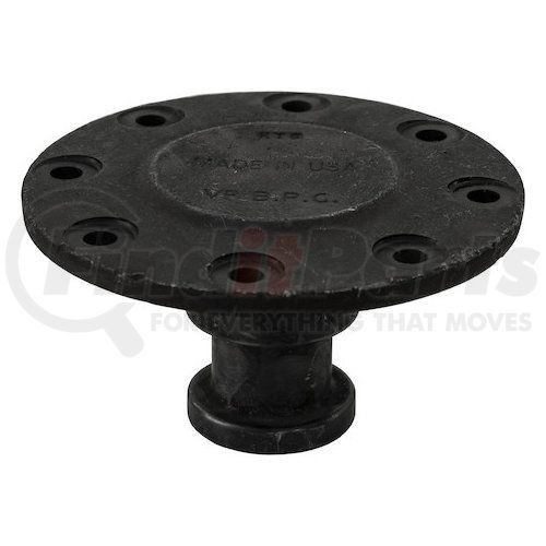2 INCH FORGED SAE TRAILER KING PINS WITH 1/2 INCH BOLSTER PLATEBOLT ON