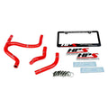 HPS Performance Red Reinforced Silicone Radiator Hose Kit Coolant for Suzuki 08-11 RMZ450