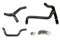 HPS Performance Black Reinforced Silicone Radiator Hose Kit Coolant for Kawasaki 10-12 KX450F