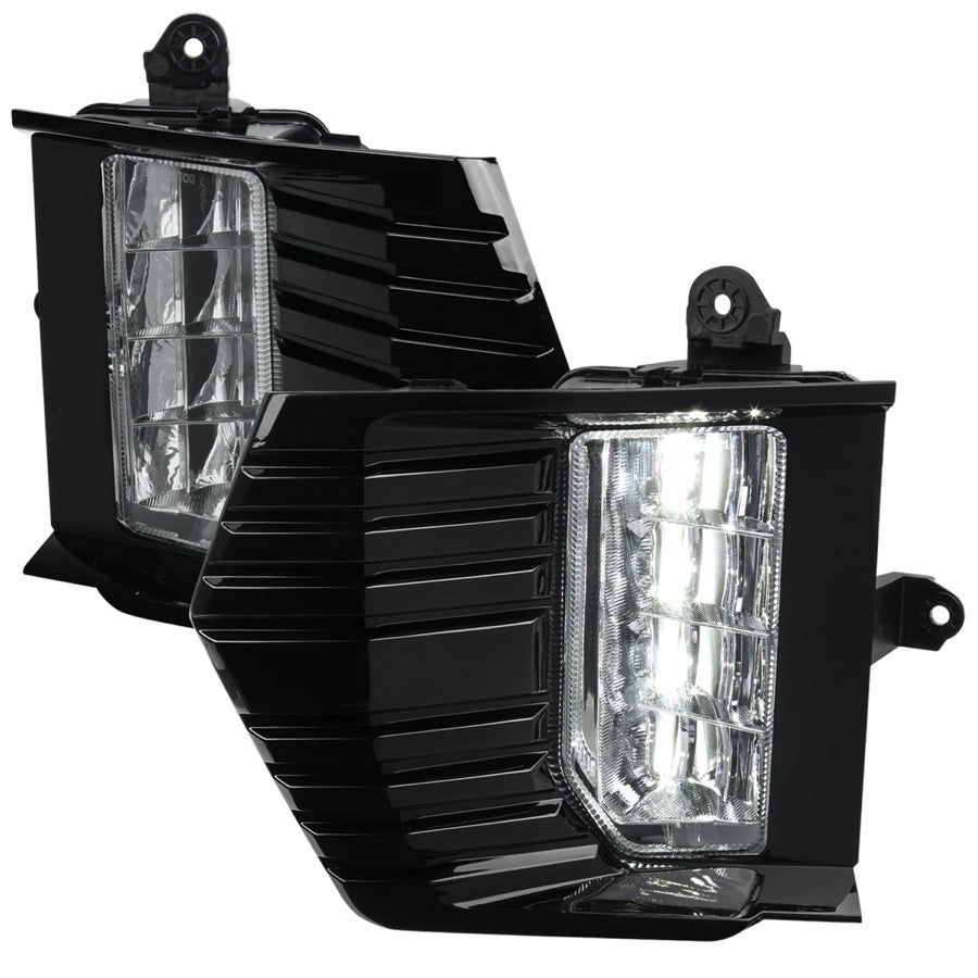 LED FOG LIGHTS - UNIVERSAL WIRING AND SWITCH - COLOR TEMPERATURE 6500-7500K 1000 LUMENS