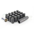 Wheel Mate Muteki SR35 Close End Lug Nuts w/ Lock Set - Black 12x1.25 35mm