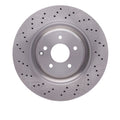 R1 Concepts Brake Rotor - Drilled Fits Mercedes-Benz C350