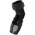Fragola -20AN x 45 Degree Low Profile Forged Hose End - Black