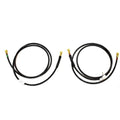 TWO FLEXIBLE HOSES 9FT