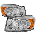 BASE LTD HEADLIGHTS CHROME HOUSING SMOKED LENS - NO BULBS INCLUDED