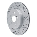 R1 19-26 Toyota Corolla (Mexico) Front Right Drilled & Slotted Geoperformance Rotor
