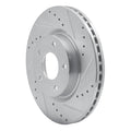 R1 Concepts Brake Rotor Drilled and Slotted Silver Fits Nissan Altima