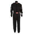 Black Suit Single Layer Kids Medium Purple Trim