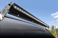 ~(5 lbs. 54X8X6)~ Noise Cancelling Universal Wind Diffuser Black Aluminum Bolt-On for (1) 50 Inch ZROADZ or similar style Curved Single Row LED Light Bar
