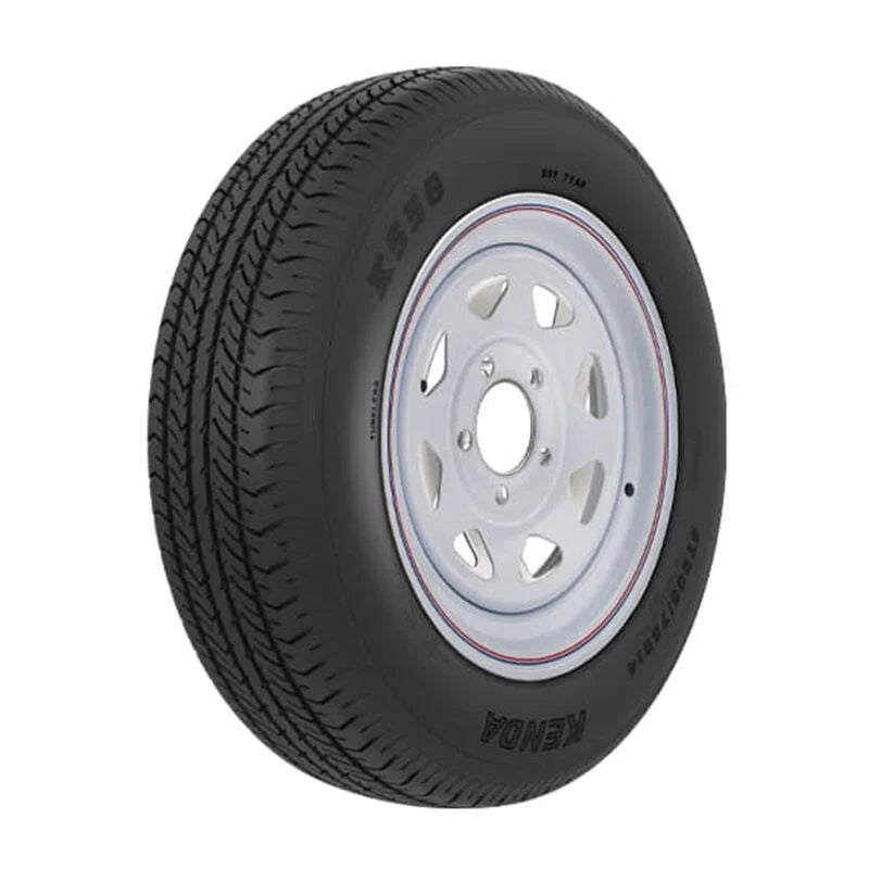 ST205/75R15 C/5H SPK WH W/STR