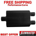 Super 44 Series Chambered Muffler Super 44 2.50 Center In 2.25 Dual Out Aggressive Sound Flowmaster
