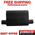 Super 44 Series Chambered Muffler Super 44 2.50 Offset In 2.50 Same Side Out Aggressive Sound Flowmaster
