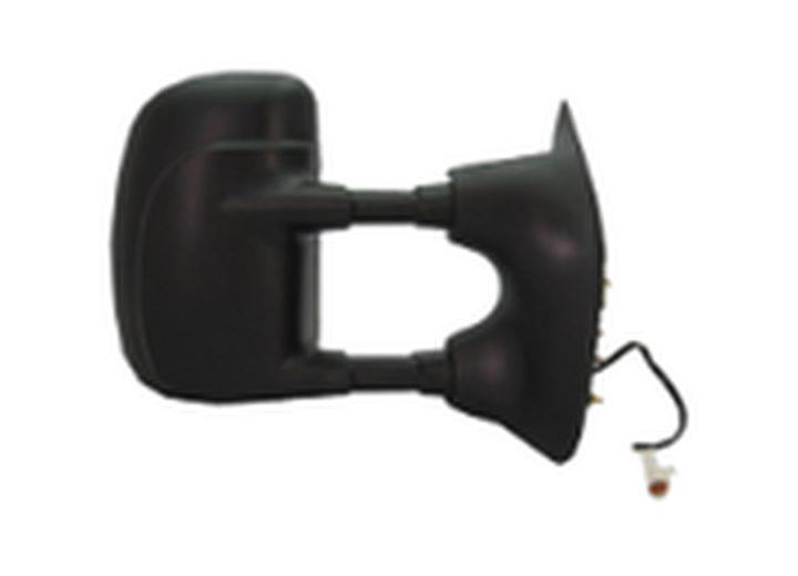 RH DR MIRROR PWR NONHTD TEXT BLK FLDG TRAILER TOW TYPE W/ROUND PLUG FSE RIES SUPERDUTY P/U 9903