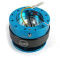 NRG Quick Release Gen 2.0 - New Blue Body / Titanium Chrome Ring