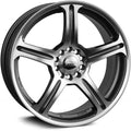 Wheel: 7 x 17; 772 Series; machine finish
